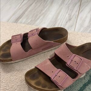 Birkenstock Dusty Rose Double Strap Sandals